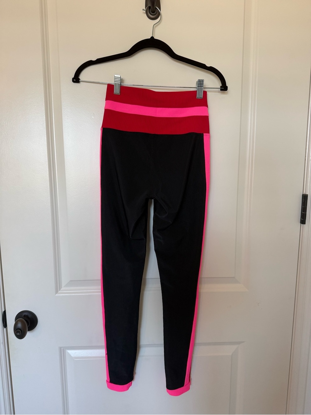 Beach Riot Color Block Ribbed Leggings Size S - Picture 2 of 3